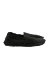 The Row Round Toe Loafers In Black