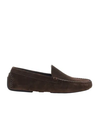 The Row Round-toe Loafers In Brown