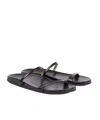 The Row Hugh Thin Strap Slide In Black