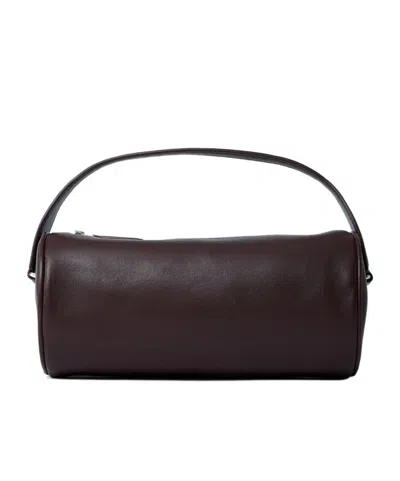 The Row Round Tote Bag In Black