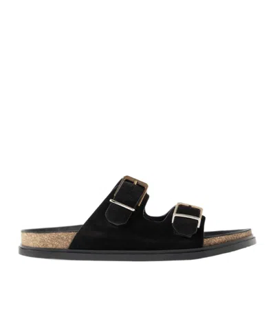 The Row Round-toe T-shirt In Black