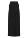 The Row Roux Belt-loops Maxi Skirt In Black