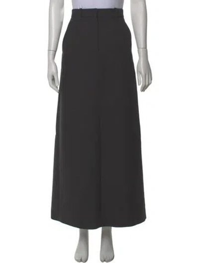 Pre-owned The Row Roux Long Skirt In Gray