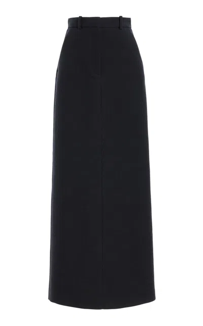 THE ROW ROUX WOOL MELANGE MAXI SKIRT