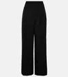 The Row Roysin Wool Wide-leg Pants In Black