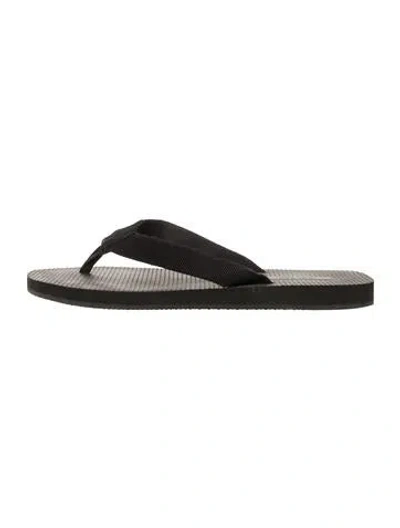 Pre-owned The Row Rubber Flip Flops In Grey