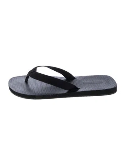 Pre-owned The Row Rubber Flip Flops In Multi