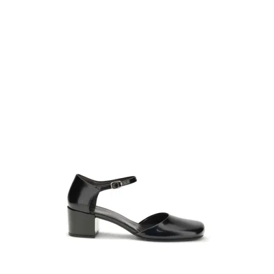 The Row Rubber Mid Heel Women's Pumps In Black