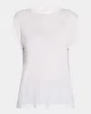 The Row Rubis Short-sleeve Top In White