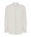 The Row Men's 100% Cotton Casual Shirt In White