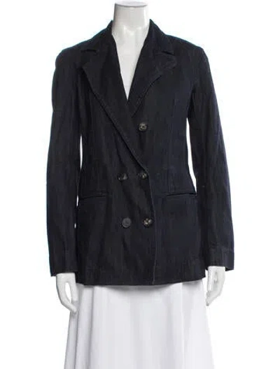 Pre-owned The Row Rupsen Blazer Denim Jacket In Blue