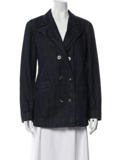 Pre-owned The Row Rupsen Denim Blazer Denim Jacket In Blue