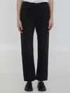 The Row Riaco Mid-rise Straight-leg Ankle Jeans In Black