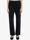 The Row Riaco Mid-rise Straight-leg Ankle Jeans In Black
