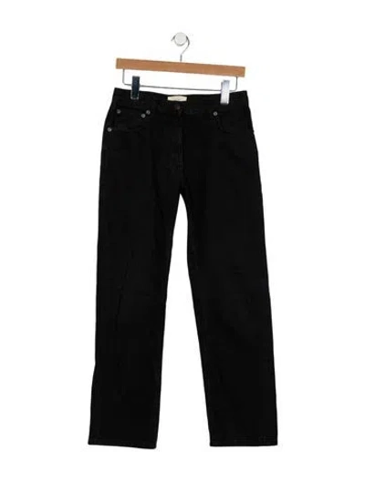 Pre-owned The Row Ryley Skinny Leg Jeans In Black