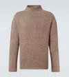 The Row Ryoko Cotton Sweater In Brown