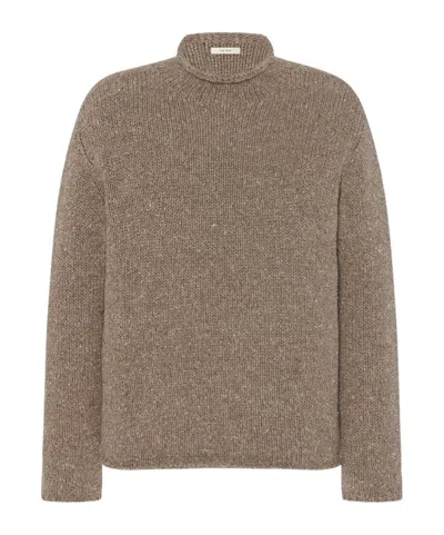 The Row Ryoko Sweater In Taupe Mixed Color