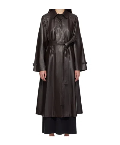 The Row Ryota  Coat In Black