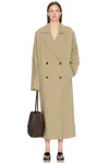 The Row Sable Coat In Ash Grey