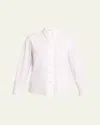 The Row Sadie Cotton Poplin Button-down Shirt In White