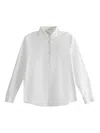 The Row Sadie Long-sleeve Shirt In White