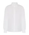 The Row Sadie Shirt In Cotton In White