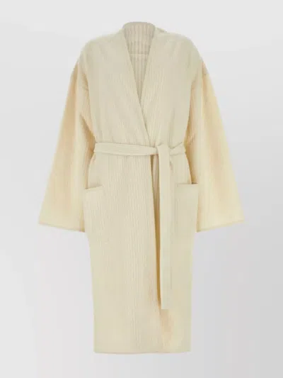 The Row Sand Cashmere Ghali Robe In Neutral