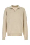 The Row Polo Leach In Cashmere Sabbia  Uomo In Multi