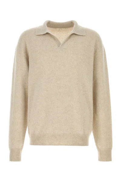 The Row Sand Cashmere Leach Polo Shirt In Multi