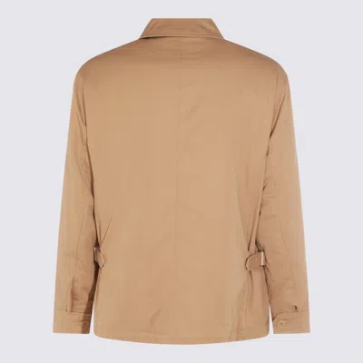 The Row Sand Cotton Casual Jacket In Neutral