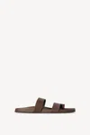 The Row Hugh Nappa Leather Sandals