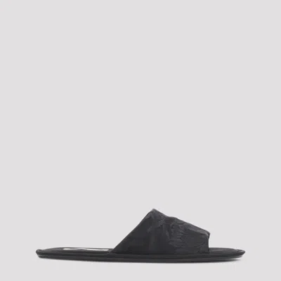 The Row Sandals Black