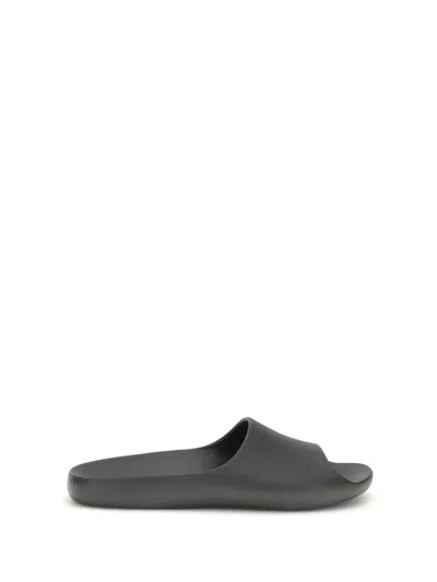 The Row Sandals In Black