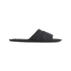 The Row Frances Slipper Open Toe Flats In Black