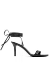 The Row Maud Sandals In Black