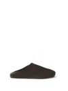 The Row Hudson Round-toe Mules In Brown