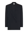 The Row Wool Suit Coat In Navy
