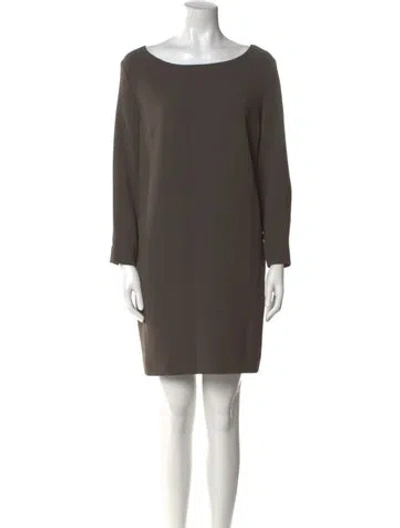 Pre-owned The Row Sarina Mini Dress W/ Tags In Green