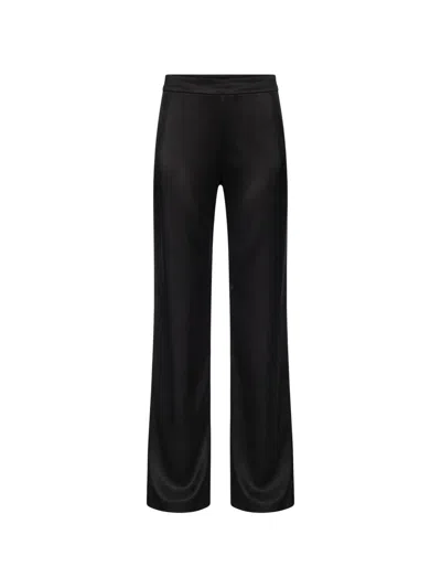 The Row Satin-finish Trousers In Black
