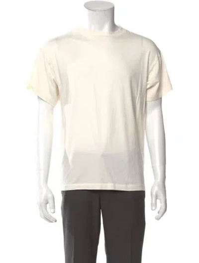 Pre-owned The Row 'sator' Crew Neck T-shirt In Neutral