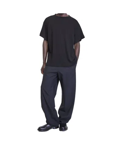 The Row Sator Relaxed Fit Cotton Crewneck T-shirt In Black