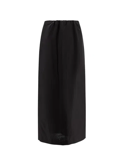 The Row Saul Cotton And Silk Long Skirt