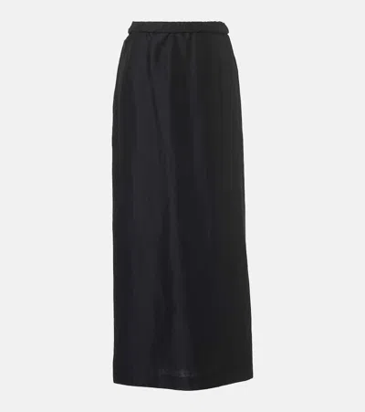 The Row Saul Cotton And Silk Voile Maxi Skirt