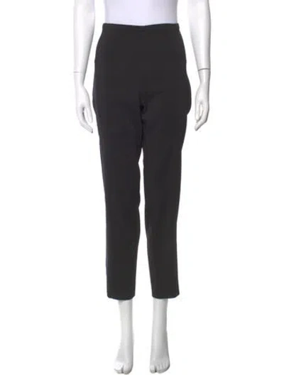 Pre-owned The Row Savino Straight Leg Pants In Black