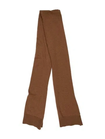 Pre-owned The Row Scarf In Brown