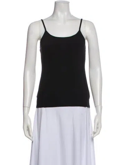 Pre-owned The Row Scoop Neck Sleeveless Top In Black
