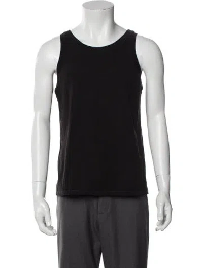 Pre-owned The Row Scoop Neck Sleeveless T-shirt In Black