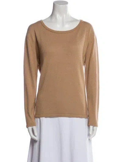 Pre-owned The Row Scoop Neck Sweater In Neutral