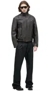 The Row Scuffed Jacket In Brown