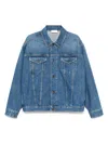 The Row Blue Seb Denim Jacket In Blue